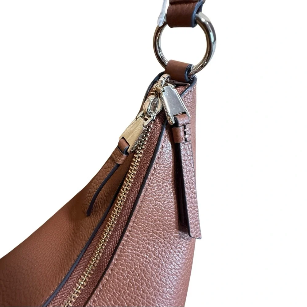 Kate Spade Zippy Pebbled Leather Shoulder Bag Warm Ginger K8140 NWT Crossbody - Picture 12 of 14